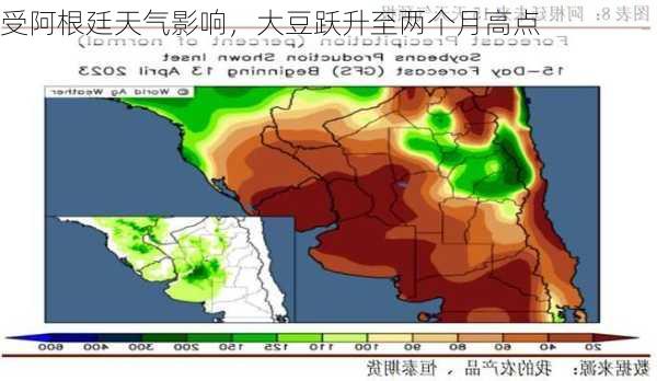 受阿根廷天气影响，大豆跃升至两个月高点