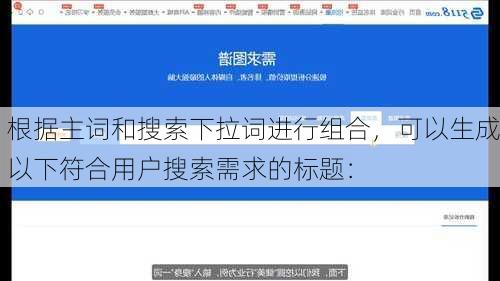 根据主词和搜索下拉词进行组合，可以生成以下符合用户搜索需求的标题：