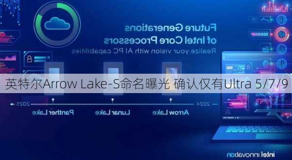 英特尔Arrow Lake-S命名曝光 确认仅有Ultra 5/7/9