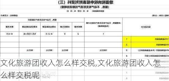 文化旅游团收入怎么样交税,文化旅游团收入怎么样交税呢