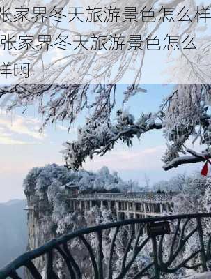 张家界冬天旅游景色怎么样,张家界冬天旅游景色怎么样啊