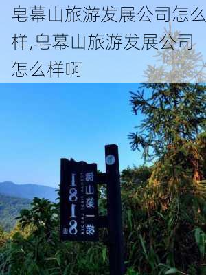 皂幕山旅游发展公司怎么样,皂幕山旅游发展公司怎么样啊