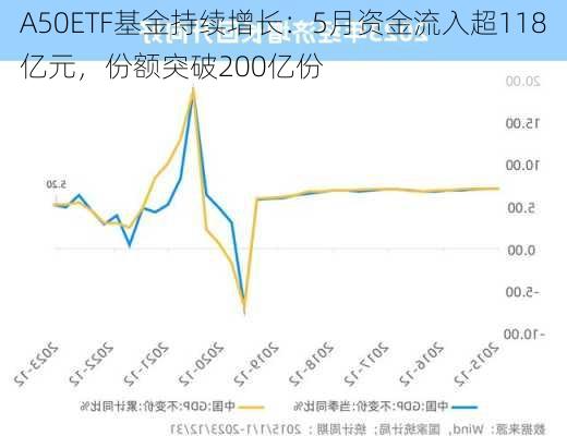 A50ETF基金持续增长：5月资金流入超118亿元，份额突破200亿份