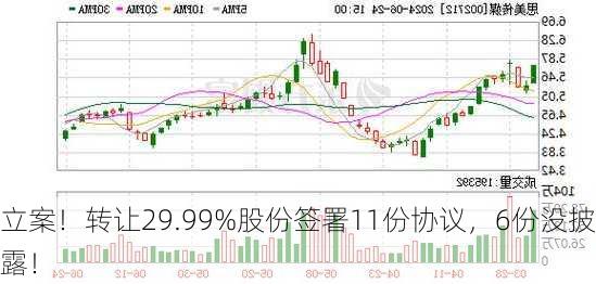 立案！转让29.99%股份签署11份协议，6份没披露！