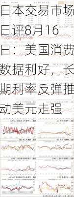 日本交易市场日评8月16日：美国消费数据利好，长期利率反弹推动美元走强