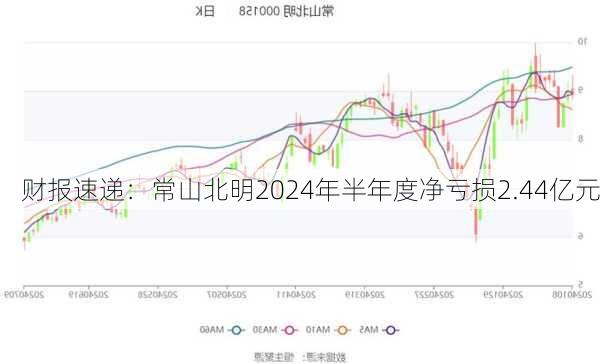 财报速递：常山北明2024年半年度净亏损2.44亿元