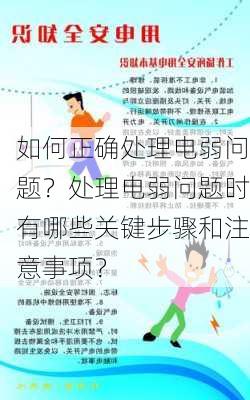 如何正确处理电弱问题？处理电弱问题时有哪些关键步骤和注意事项？