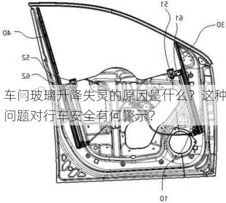 车门玻璃升降失灵的原因是什么？这种问题对行车安全有何警示？