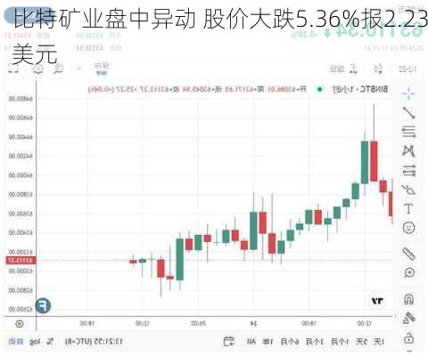 比特矿业盘中异动 股价大跌5.36%报2.23美元