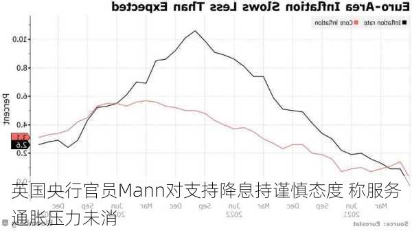 英国央行官员Mann对支持降息持谨慎态度 称服务通胀压力未消