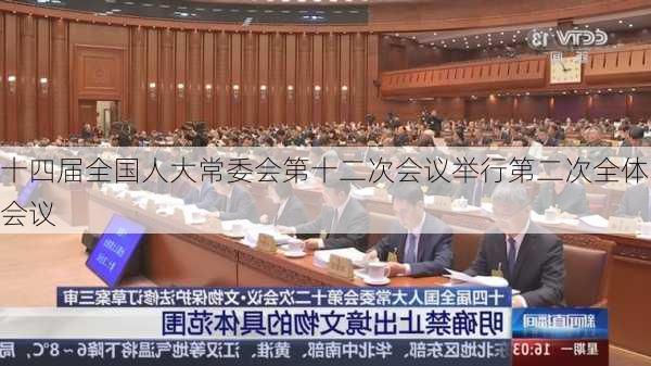 十四届全国人大常委会第十二次会议举行第二次全体会议