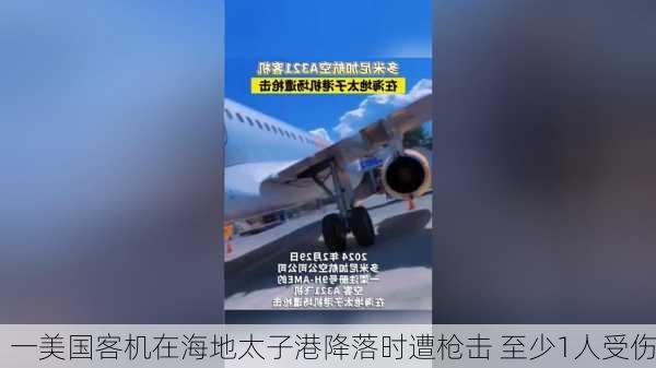 一美国客机在海地太子港降落时遭枪击 至少1人受伤