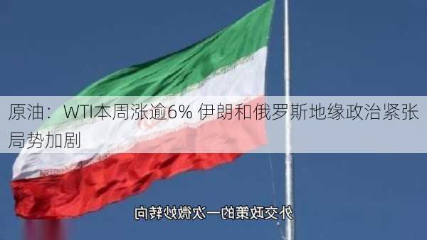 原油：WTI本周涨逾6% 伊朗和俄罗斯地缘政治紧张局势加剧