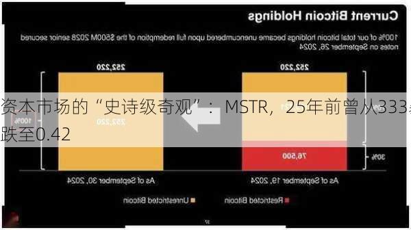 资本市场的“史诗级奇观”：MSTR，25年前曾从333暴跌至0.42