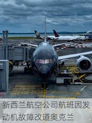 新西兰航空公司航班因发动机故障改道奥克兰