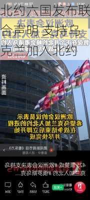 北约六国发布联合声明 支持乌克兰加入北约